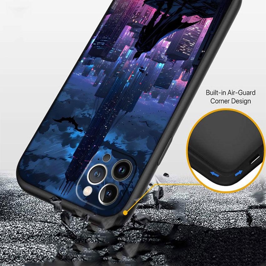 NC9 Batman New Luxury Phone Case for Xiaomi Mi POCO C50 C51 C55 C65 X6 F6 F5 M6 C75 A1 A2 A3 5X 6X Lite Pro