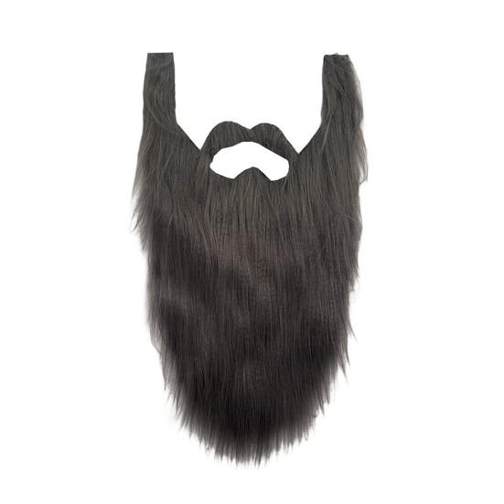 Искусственная борода Костюм для ролевых игр Борода усов старика с эластичной веревкой Аксессуар для волос на лице для Хэллоуина Косплей Принадлежности для вечеринки