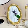Folding Desktop Makeup Mirror Light Luxury Clouds Vanity Mirror  Home Decor