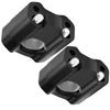 2pcs Aluminum Alloy 28mm Motorcycle Handlebar Handle Bar Mounting Clamps Riser Black
