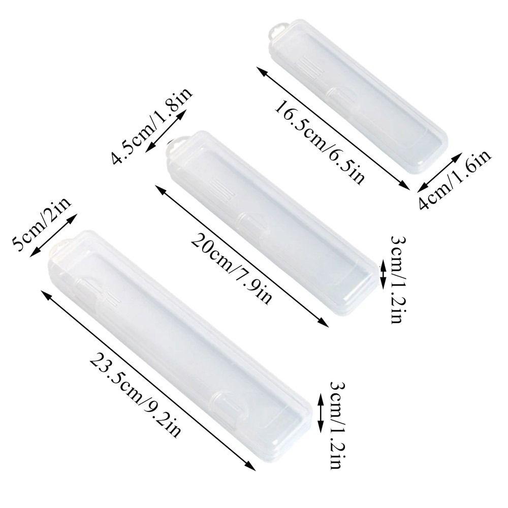 1 шт., карандаш для бровей, посуда, палочки для еды, коробка для хранения кистей для макияжа, прозрачные инструменты для красоты