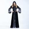 Halloween New Skull Print Witch Vampire Costume Queen Costume Party Witch Witch Costume