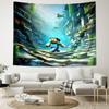 1pc Blocky pixel game Tapestry, Living Room, Bedroom, Office, Party Decor, Ideal Festive Gift