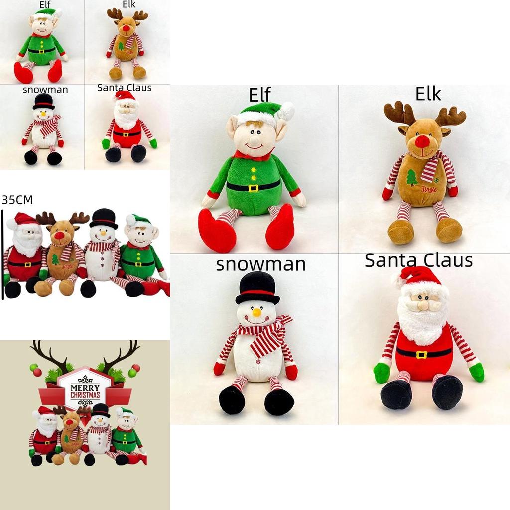 Premium Plush Stuffed Santa Doll For Festive Home Decorations