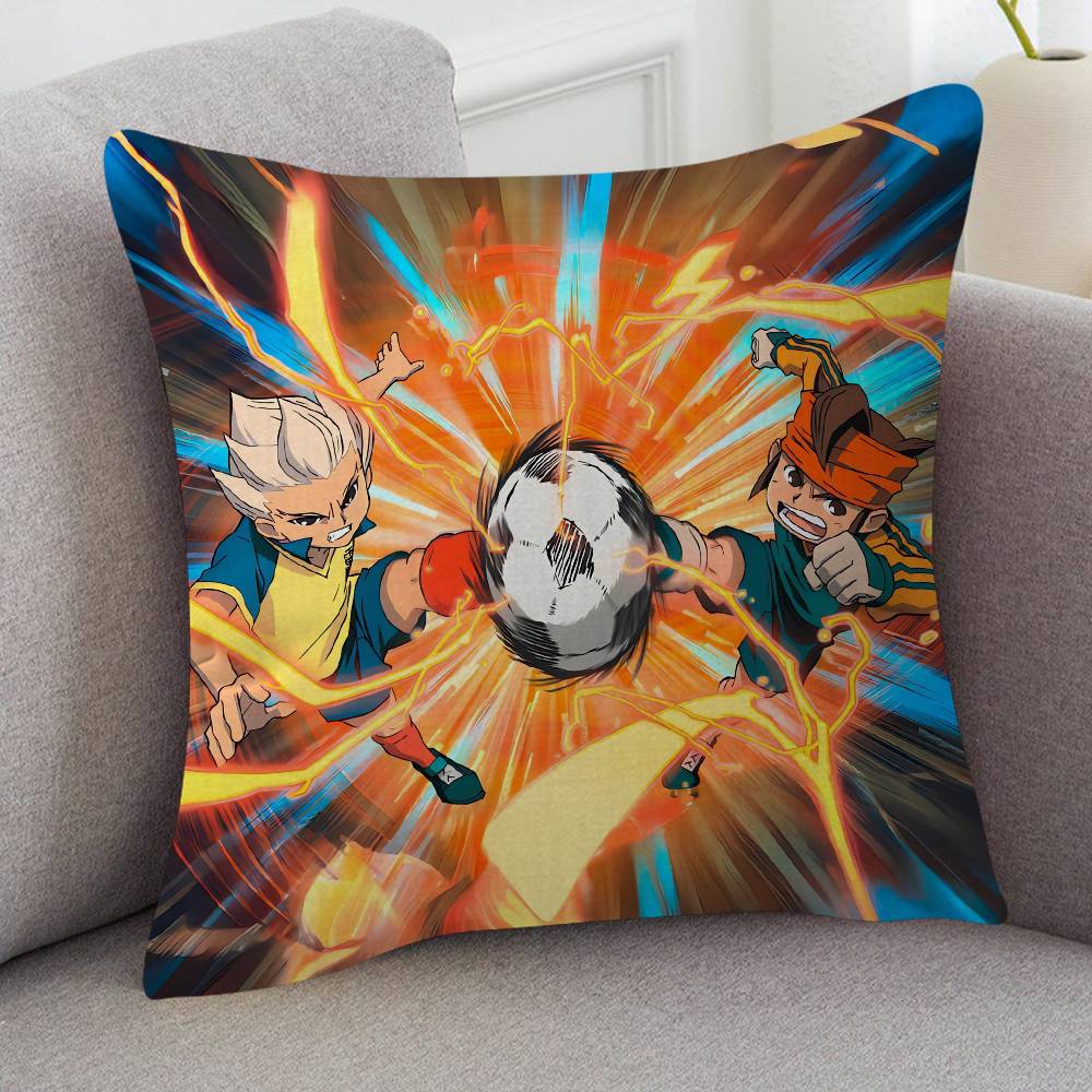Anime Inazuma Eleven Soft Comfortable Pillow Case Cartoon For Sofa Living Cat Room Home Office Retro Decor Protective Cover