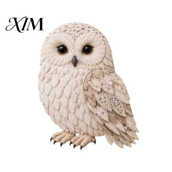 DIY Patchwork Hummingbird Project 3D Bird Kit, Owl Sewing Hand Stitching Learning Handmade Fabric Art Crafting Kit for Home Wall Decor
