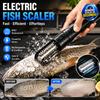 USB Fish Scale Remover Electric Electric Grater Machine Coconut Scraper  Home Kitchen Cooking