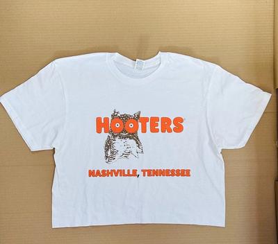 Укороченная рубашка Hooters Nashville