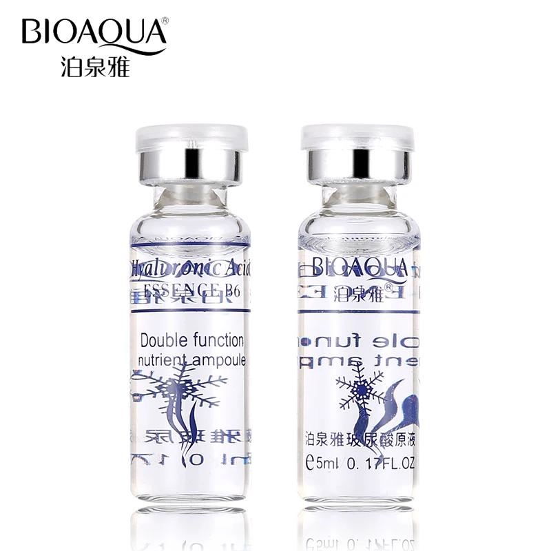BIOAQUA 10 шт./лот, увлажняющая витаминная сыворотка с гиалуроновой кислотой, уход за кожей лица, против морщин, против старения, коллагеновая эссенция, жидкая