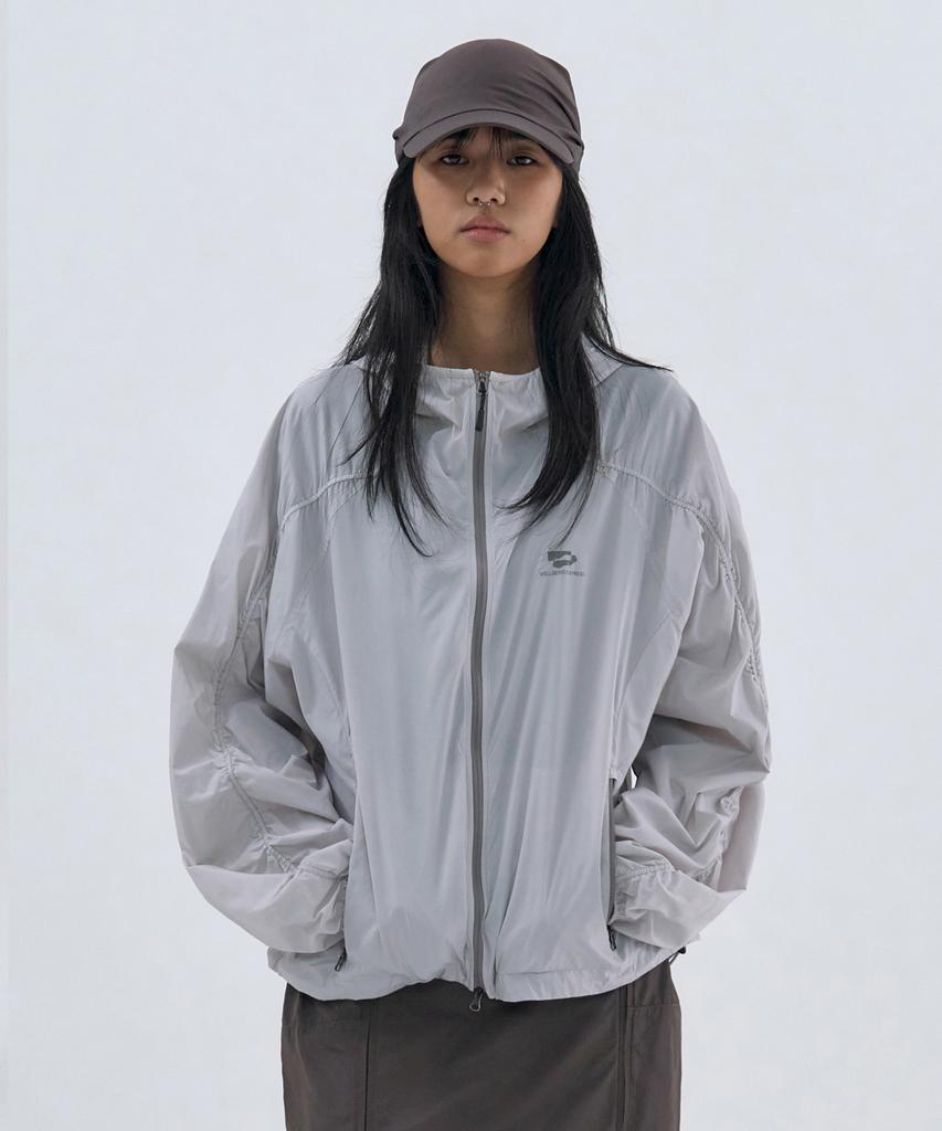 Windbreaker Wellbeing Express из легкого нейлона, теплый серый