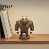 Boxing Guinea Pig Toy Funny Capybara Figurine, 3D Printed Boxing/Muscular Animal Statue, Novelty Simulated Collectible Desktop Ornament for