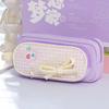 Handheld Korean Fruit Pencil Case Fruit Cherry Cake Print Pencil Pouch  Office