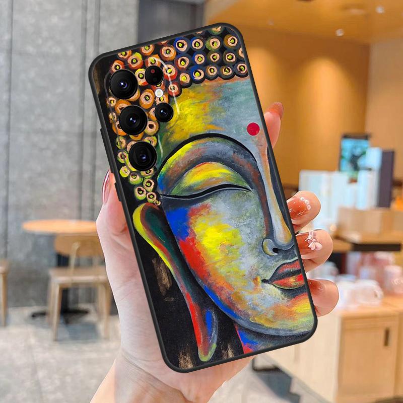 Чехол для телефона с изображением Гаутамы Будды для Samsung Galaxy S25 S24 S23 S22 S20 S21 Ultra S9 S10 Plus S25 FE Задняя крышка
