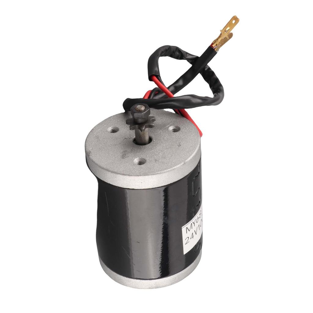 MY6812 24V 100W High Speed Small Brush Motor with Belt Pulley Electric Scooter E Bike Accessory