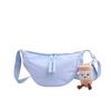 Nylon Duffle Bag For Women Lightweight Casual Singlecompartment With Zipper For Daily Use