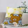 Cartoon Rilakkuma Decorative Room Aesthetics Pillow Case Home Decor Bedroom Sofa Bed Couch Pillow Cover x
