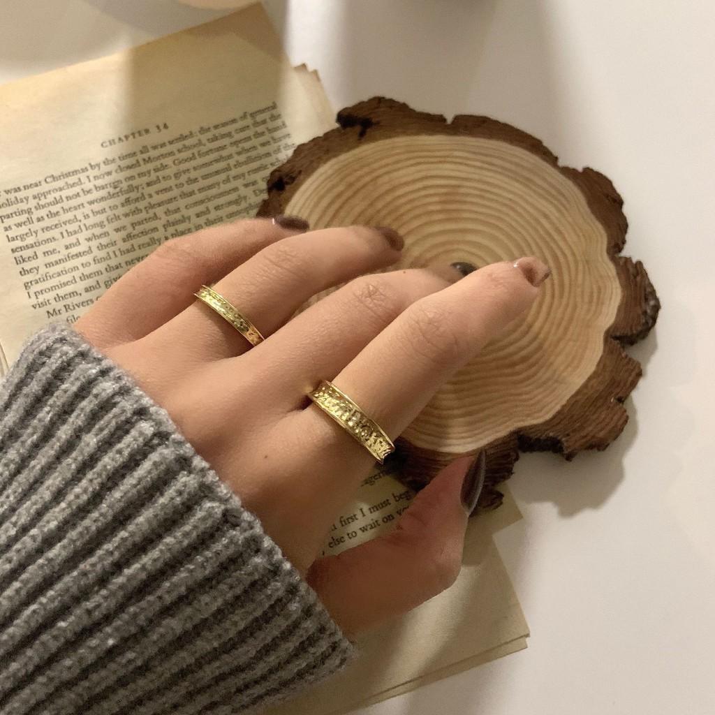 Изысканное японское минималистичное кольцо из стерлингового серебра 925 пробы, регулируемое, для женщин