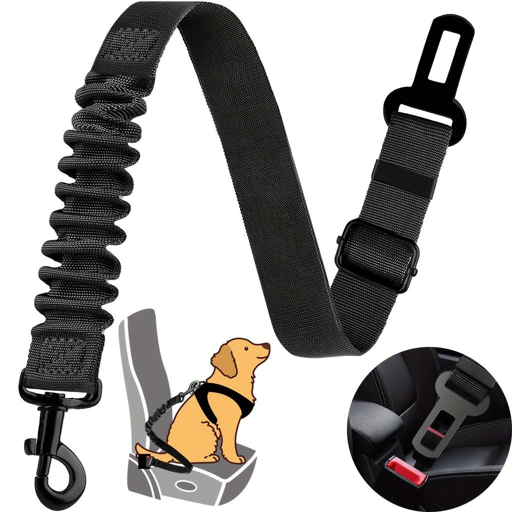 Retractable Dog Car Seat Belt & Leash - Multifunctional Pet Safety Rope