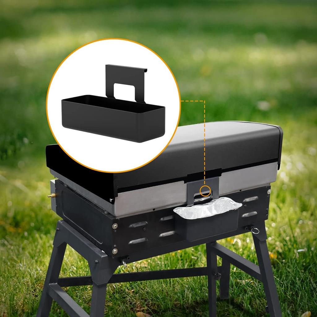 Griddle Grease Cup for Blackstone Griddle Accessories with 10 Pack Grease Cup Liners Drip Pan Fits Blackstone 17 22 28 36 Inch Griddle Grease Catcher