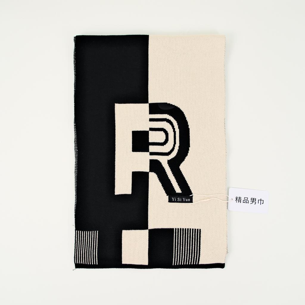 Men's Classic Winter Scarf Cashmere Feel Winter Scarves Long Formal Soft Scarf for Men Casual Scarves Luxuriously Plaid Scarf