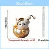 Accessory Car Acrylic Cat Cartoon Decor For Christmas Auto Festive Gift Interior