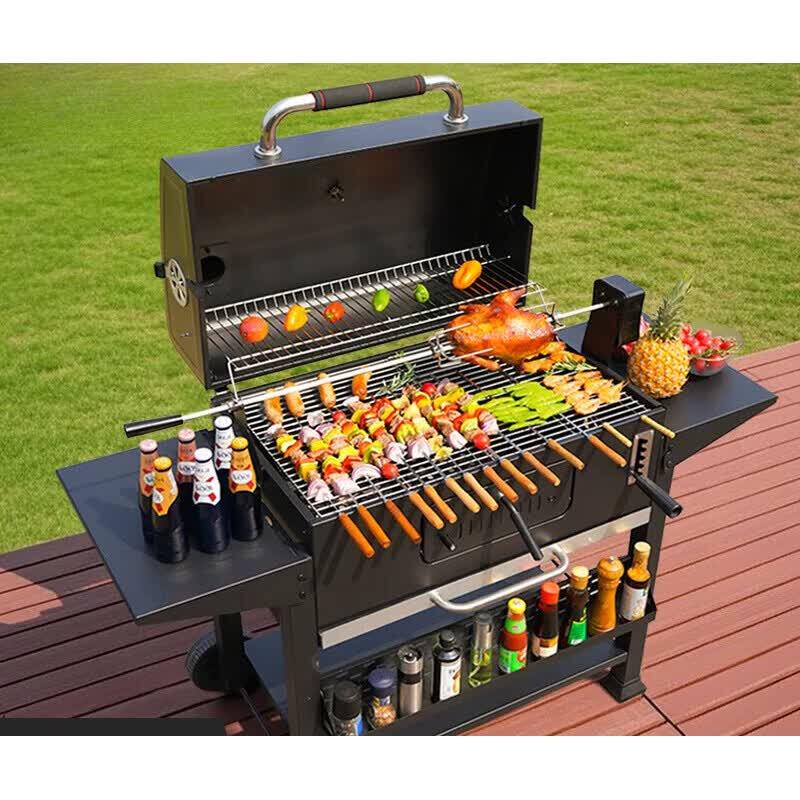 JINGGENG Outdoor Portable Charcoal BBQ Grill
