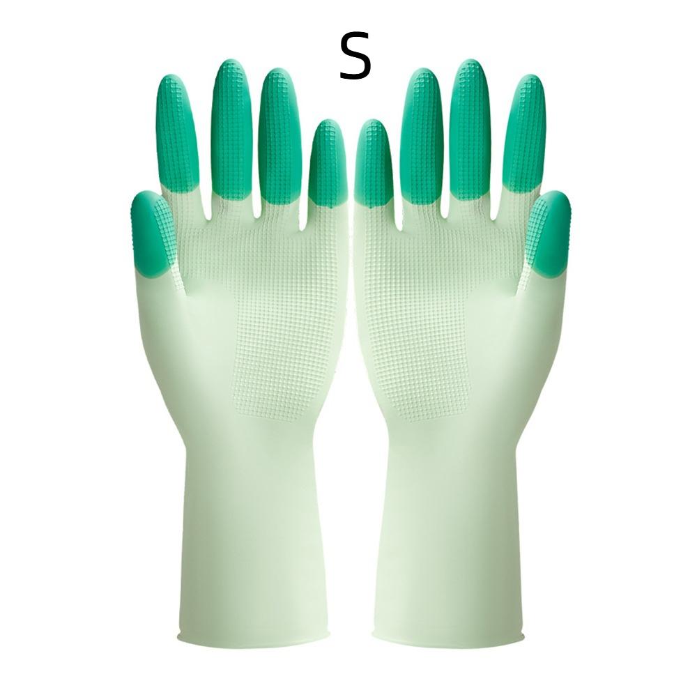 Утолщенные манжеты Перчатки для мытья посуды Удлиненные перчатки для домашней работы Подарки Резиновые латексные перчатки