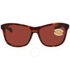 CoSta Del Mar Vela Copper Polarized Polycarbonate Мужские солнцезащитные очки Vla 10 OCP 56