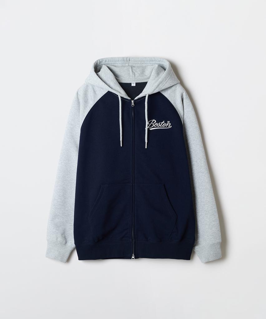 Spao Boston Худи на молнии с рукавом реглан_Spmzg23Cy2