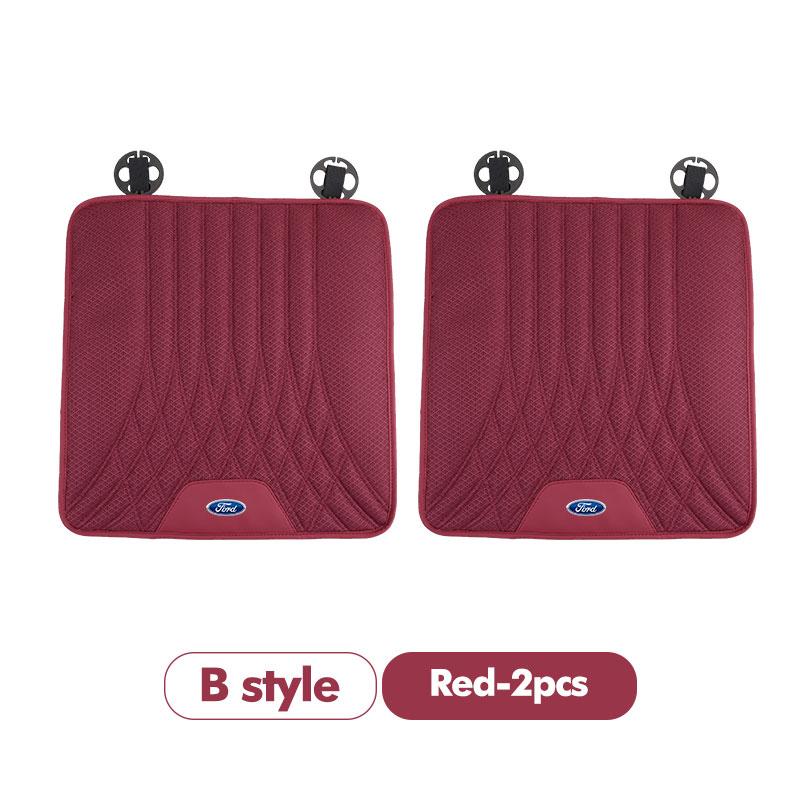 For Ford Car Styling Seats Cushion Ice Silk Elevating Pad Increase Cushion Focus mk2 mk3 mk4 Fiesta Ranger Mondeo S-MAX Kuga