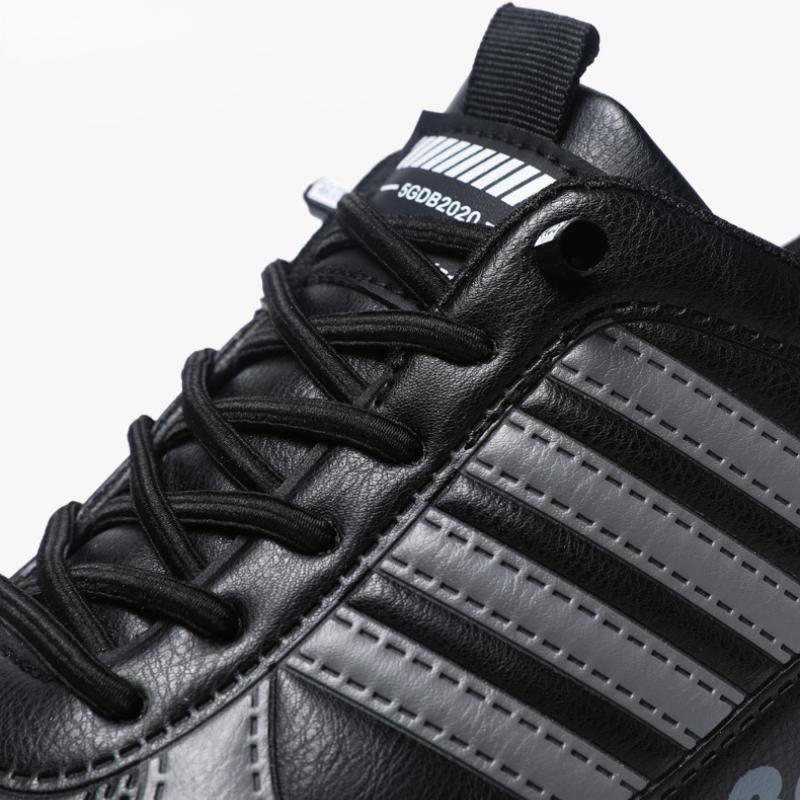 Мужская повседневная кожаная обувь, модная удобная мужская спортивная обувь, дышащая обувь для скейтборда, легкие мужские кроссовки