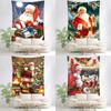 Christmas Background Santa Claus Background Decoration Tapestry Christmas Party Background Tapestry Christmas Home