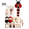DIY Animal Ornament Craft Crochet Garden Spiral Hanging Kit, Beginner Friendly Swing Crafting Leisure Time Activity Butterfly Ladybug Hummingbird