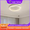 Modern LED Ceiling Lamps: Black & White Acrylic, Round Mood Lighting for Corridors & Bedrooms