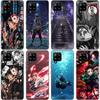 Чехол аниме Demon Slayer Tanjiro для Samsung Galaxy A12 A02S A22 A32 A52 A72 A71 A51 A41 A31 A21 A11 A50 A70 A10 A20S, черный чехол