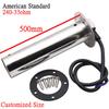 Custom 0~190 ohm/240~33ohm Car Boat Sewage Level Gauge E-F Car Boat RV Holding Tank Level Gauge Sensor 200mm 400mm 500mm 9-32V