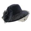 Hat Women's Summer European and American Lace Mesh Flower Pot Hat Foldable Dome Sun Hat Outdoor Big Edge Sunscreen Cool Hat