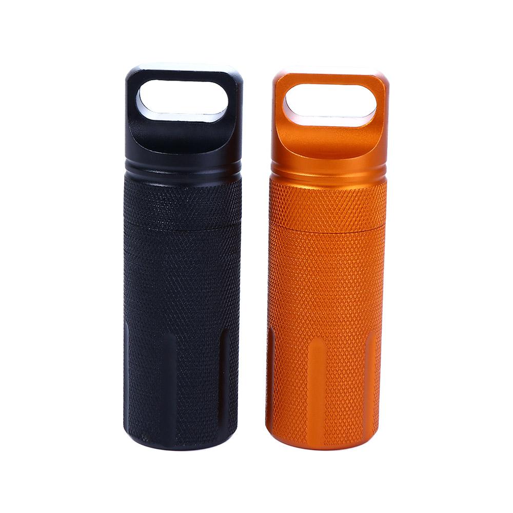Case Keychain Emergency Hike Box Dry Bottle Container Pill Box Seal Tank First-Aid Canister