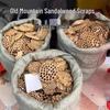 Pó de Raspas de Sândalo Velho Indiano: Material para Artesanato de Escultura Natural, Contas e Incenso