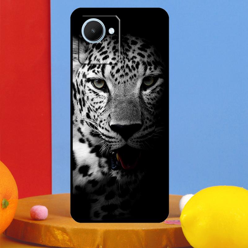 Cheetah Panther Snow Cheetah For Realme C55 C53 C67 C51 C35 C33 C31 C30 C25s C21Y GT Neo 6 5 9 10 11 12 Pro Plus Case