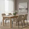 BLUMO upholstered chair, beige fabric