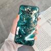 Чехол Poco X3 Pro Pocox3 NFC Роскошный Блестящий Золотая Фольга Океанский Мрамор Силиконовый Мягкий Чехол для Телефона для Xiaomi Poco X3 X5 X6 Pro