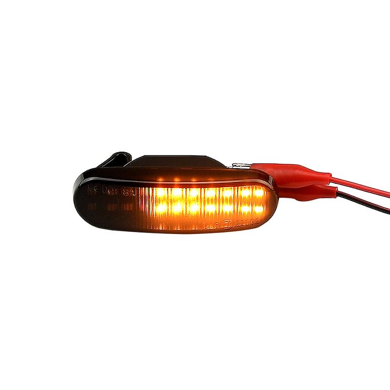 1 пара светодиодных динамических водонепроницаемых боковых габаритных огней, указателей поворота для Fiat Abarth Punto Panda MK2 MK3 Multipla Stilo 1612811180