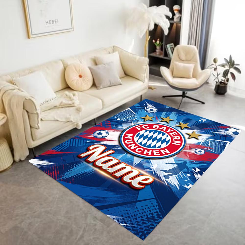 Bayern Munich Poster Area Rug Suitable for Game Room Balcony Entryway Foyer Antislip Carpet Office home decor Spiritual Gift