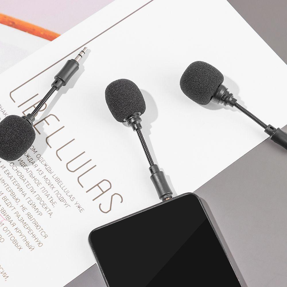Phone Studio Smartphone Megaphone Stereo Mic Mini Jack Microphone Interview Microphone Recording