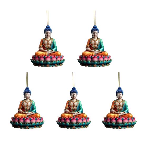 2D Акриловое украшение Иисус Христос Подвесной декор на зеркало заднего вида автомобиля Религиозный подарок для христиан Ретро Аксессуары для веры