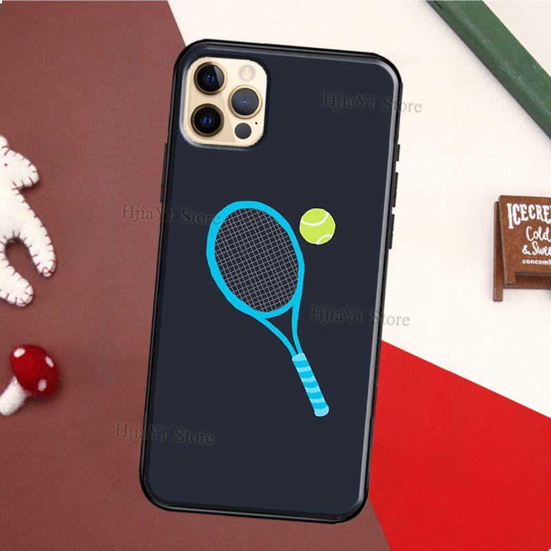 Теннисная ракетка Теннисный мяч Чехол из ТПУ Для iPhone 11 14 Pro Max 12 13 mini X XS Max XR 5S SE 2020 6S 7 8 Plus Задняя крышка