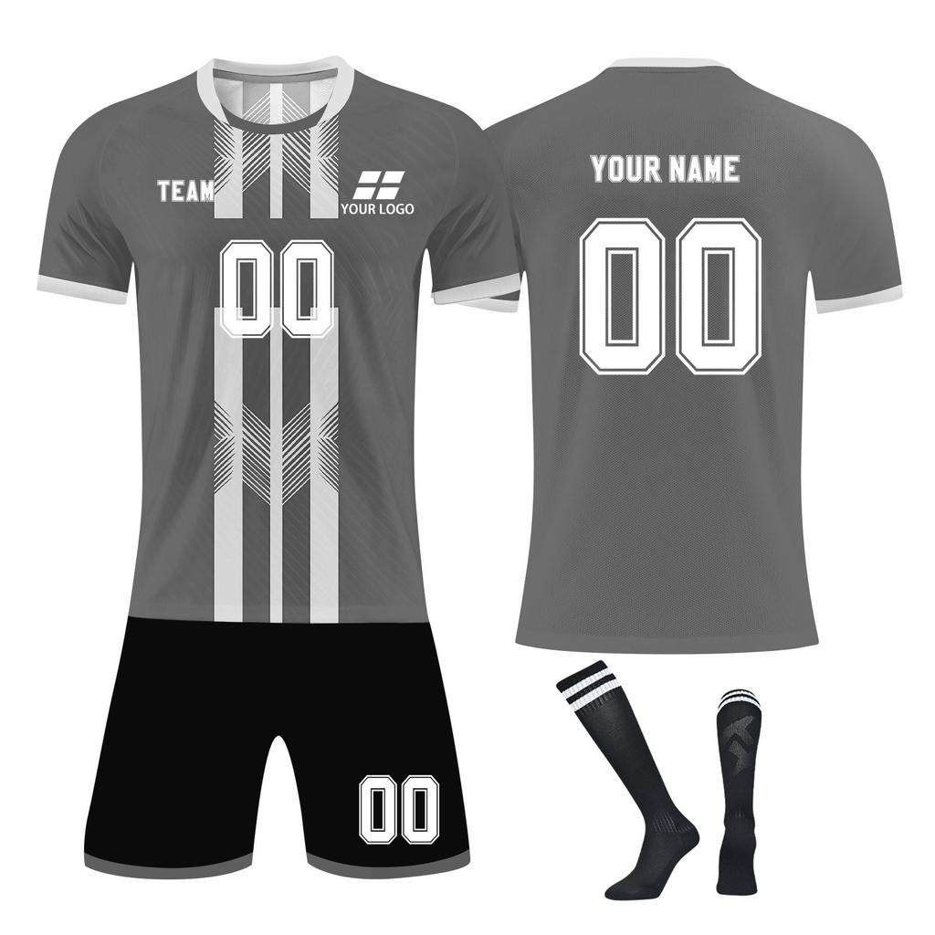 Комплект персонализированных рубашек для мужчин и девочек с именем и номером, футбольные майки на заказ для мальчиков, тренировочный костюм