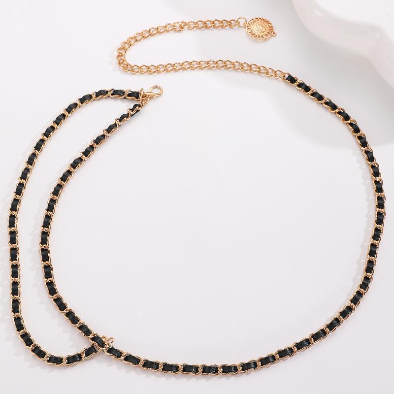 1 шт. Стильная универсальная женская металлическая поясная цепочка, аксессуары, декоративная цепочка для бикини, поясная цепочка, украшение для тела