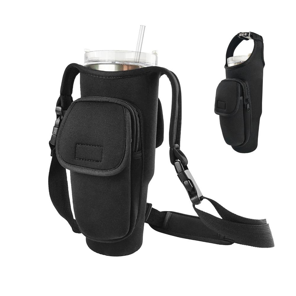 with Strap Carrier Bag Water-resistant Insulating Cup Sleeve Stylish Sling Purses  for Women Men